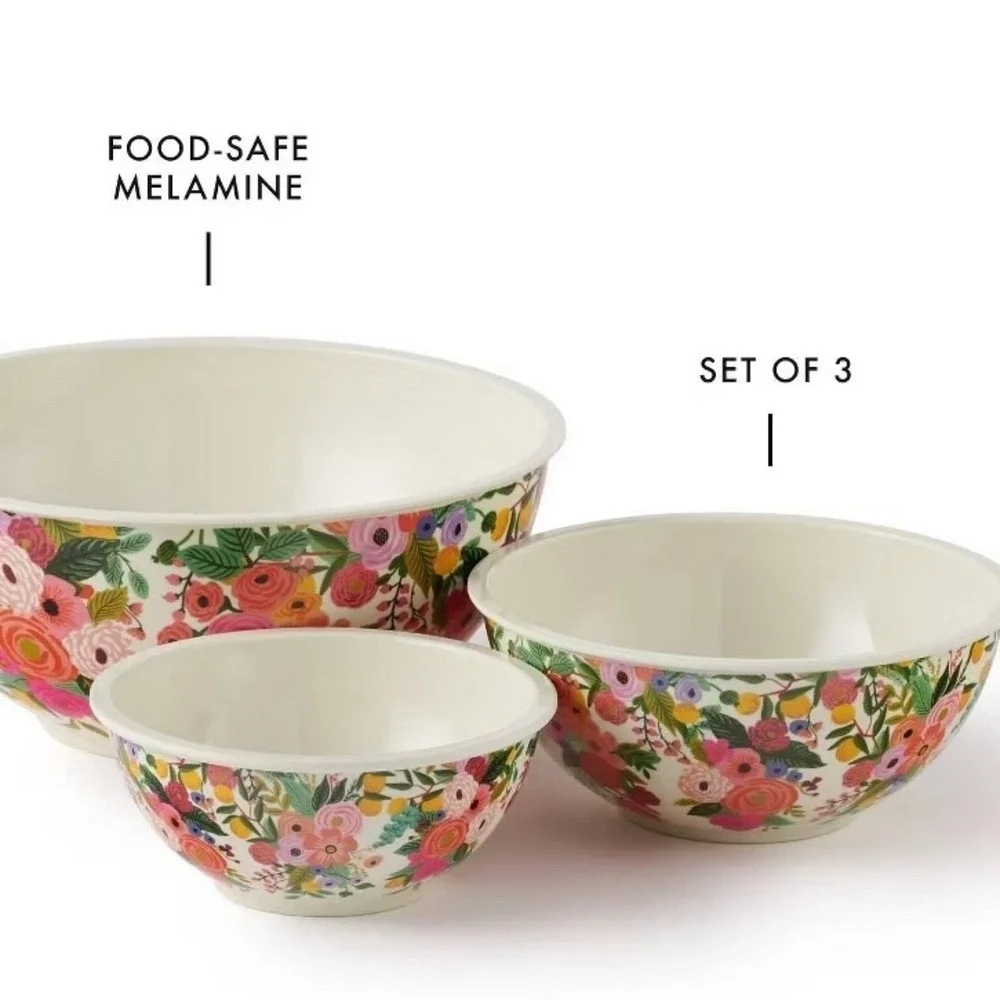 Rifle Paper Co.‎ Garden Party 3pc Melamine Mixing Bowl Set - Target